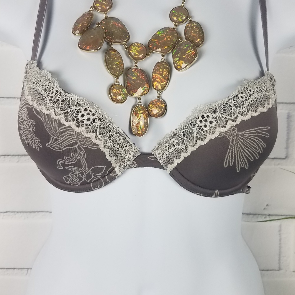 Calvin Klein Floral and Lace Bra 34A
